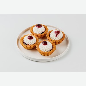 Корзиночки Смородиновый микс с крем-чиз, 4 шт. 150 г