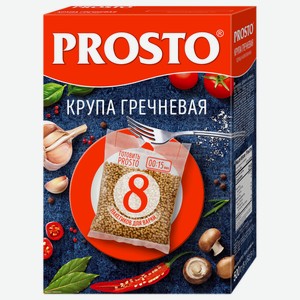 Крупа Просто Гречневая (62.5г x 8шт), 500г Россия