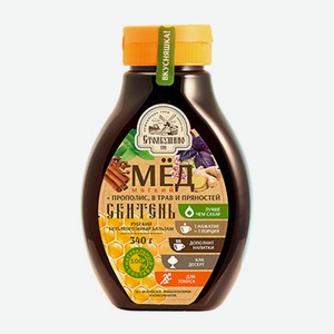 Сбитень медовый с прополисом, травами и пряностями, «Столбушинский продукт» 340 г