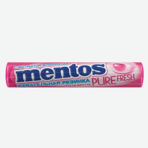 Жевательная резинка MENTOS Pure Fresh  Тутти-Фрутти , 15,5 г, ш/к 14621