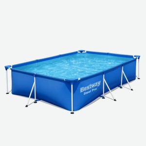 Бассейн каркасный Bestway прямоугольный 3300л, 300 x 201 x 66см