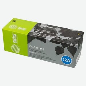 Картридж лазерный Cactus CS-Q2612AS Q2612A черный