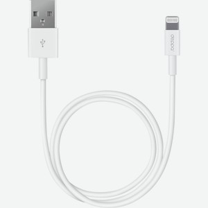 Дата-кабель DEPPA USB – Lightning, 1,2м, белый 72114, Китай