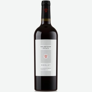 Вино Поместье Голубицкое Merlot красное сухое, 0.75л