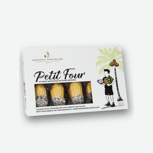 Печенье Petit Four Biscotti Tsoungari с кокосовой стружкой, 300г