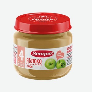 Пюре Semper Яблоко, 80г Испания