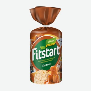 Хлебцы Fitstart Карамель рисовые, 100г