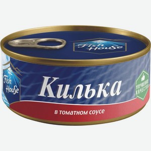 Килька Fish House в томатном соусе, 240 г
