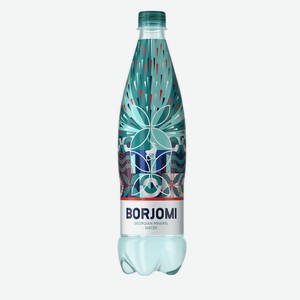 Вода минеральная Borjomi природная лечебно-столовая газированная, 0.75 л
