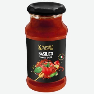 Соус БЕЛЛА ПАРМА томатный с базиликом, 350г