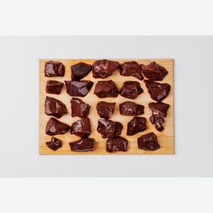Печень говяжья (кубики), замороженная 400 г