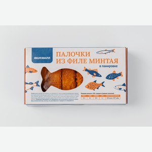 Палочки из филе минтая в панировке зам., 300 г 300 г