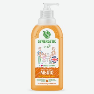 Мыло жидкое Synergetic Фруктовый микс 500мл