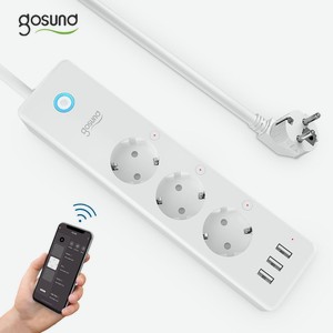 Умный сетевой фильтр Gosund Smart plug, 3 USB outlet, total 3.1A 3 sockets seperate controlled