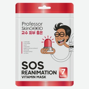 Маска д/лица Professor SkinGOOD Анти-стресс Фантастическое питание 7шт тканевая саше