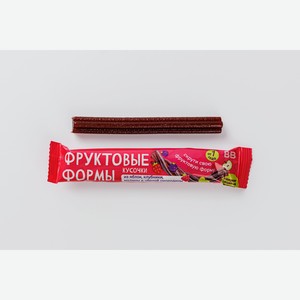 Кусочки Фруктовые формы из яблок, клубники, малины и черной смородины 16 г