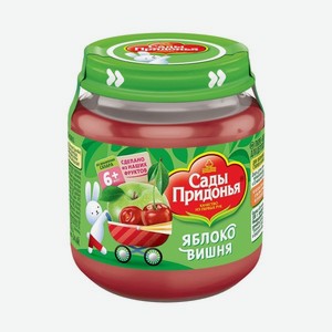 Пюре Сады Придонья яблоко-вишня 120г