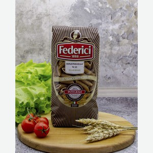 Макаронные изделия Federici Цельнозерновые Перья Рифлёные 400 г