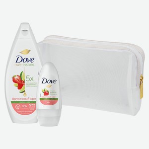 Набор подарочный Dove Клубничный, крем гель для душа 250 мл + Антиперспирант 50 мл
