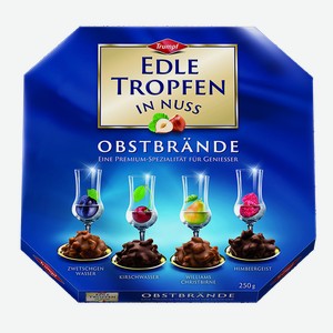 Конфеты EDLE TROPHE in Nuss Пралине с фруктовым ликером, 250г