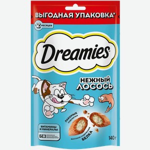 Лакомство для кошек Дримис подушечки лосось Марс м/у, 140 г
