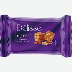 Щербет DELISSE с изюмом и арахисом, Россия, 250 г