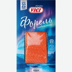 Форель Vici радужная слабосоленая филе-кусок, 150г Россия