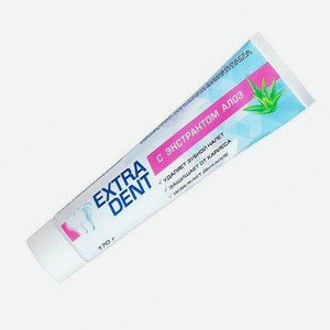 Зубная паста Extra dent с экстрактом алоэ, 170 гр