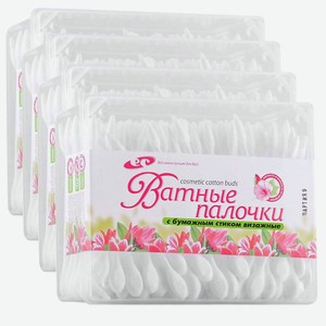 ЕМЕЛЬЯНЪ САВОСТИНЪ Палочки визажные ЭКО с бумажным стиком, 720 шт.
