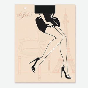 ЛЭТУАЛЬ Колготки francoise 10 Den, черный цвет размер 4