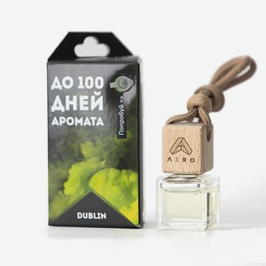 AERO Ароматизатор для автомобиля  DUBLIN , цвет: Прозрачный, 5 мл