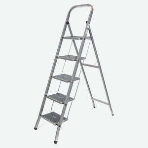 Стремянка Zalger стальная с ковриком 5 ступеней