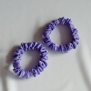 8 HORAS OF SILK Набор из 2 узких детских резинок из искусственного шелка, Violet