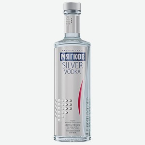 Водка МЯГКОВ, Серебряная, 40%, 0,5л