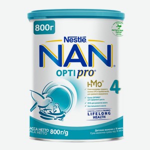 Смесь молочная NAN Optipro 4 с 18 месяцев 800г ж/б