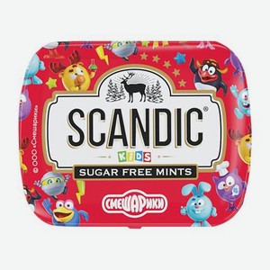 Драже Scandic Kids без сахара вкус Малина 14г 14 г