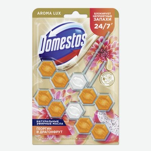 Туалетный блок д/унитаза Domestos Power 5 Duo экзотический букет 2X50г