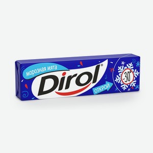 Жев.резинка Dirol Морозная Мята 14г
