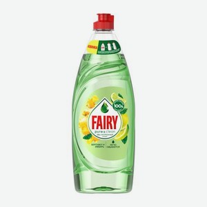 Средство для мытья посуды Fairy Pure&Clean Бергамот и имбирь 650мл 660 г