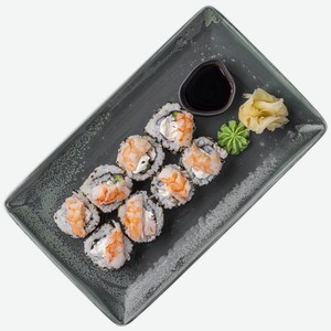 Ролл с креветкой и творожным сыром с юдзу Перекрёсток Select, 260г