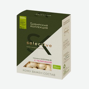 Пельмени Сибирская Коллекция Selective с телятиной катег. А 500г