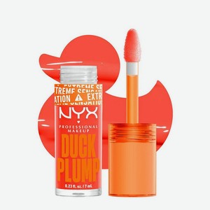 NYX PROFESSIONAL MAKEUP Блеск для губ для придания объема Duck Plump High Pigment Lip Gloss, 13 Peach Out