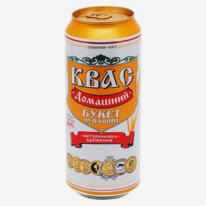 Квас «Букет Чувашии» Домашний фильтрованный, 450 мл