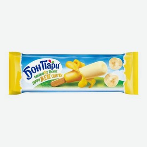 Фруктовый десерт Nestle Бон Пари с ароматом Банана замороженный 45г 45 г