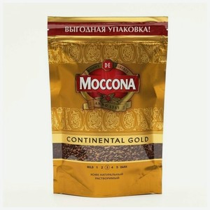 Кофе Moccona Cont Gold растворимый, 140 г