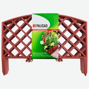 Забор декоративный  Сетка , 24х320 см, терракот, Россия//Palisad