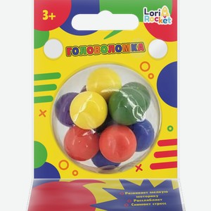 Игра LoriRocket головоломка шарики 9111221 8*8*5.5см 32г 33 г