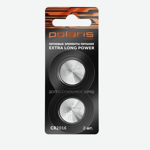 Батарейки литиевые Polaris PB CR2016 (2шт) Premium