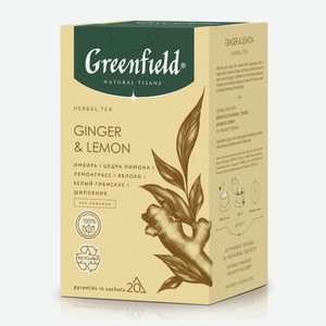 Чай Greenfield Natural Tisane Джинджер 20шт, 36г Россия