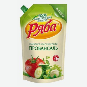 Майонез Ряба Провансаль, 50,5%, 1000 гр